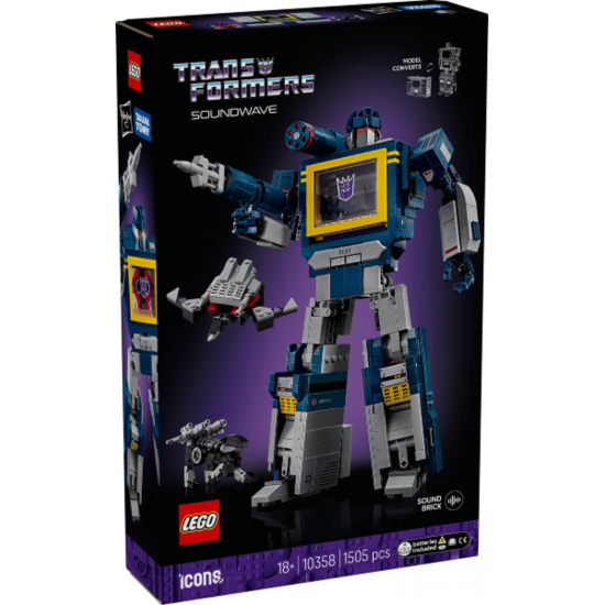 LEGO Icons Transformers : Soundwave 2025