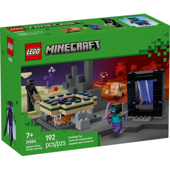 LEGO MINECRAFT Le portail vers le Nether et l’End 2026