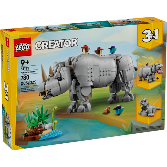 LEGO CREATOR Les animaux sauvages : le rhinocéros...
