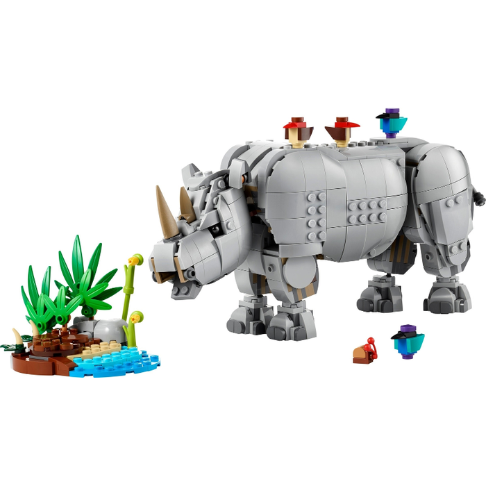 LEGO CREATOR Les animaux sauvages : le rhinocéros majestueux avec des oiseaux 2026 LEGO CREATOR Les animaux sauvages : le rhinocéros majestueux avec des oiseaux 2026