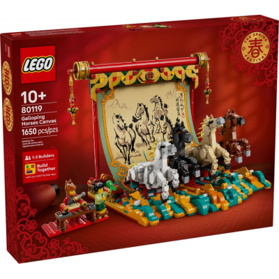 LEGO CHINE La toile de chevaux au galop 2026