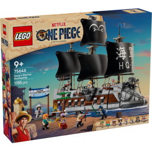 LEGO One Piece Le cuirassé de la Marine de Garp...