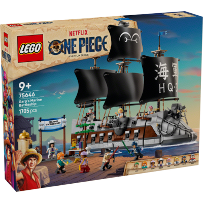 LEGO One Piece Le cuirassé de la Marine de Garp...
