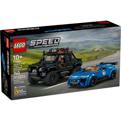 LEGO Speed champions La Jaguar Project 7 et le...