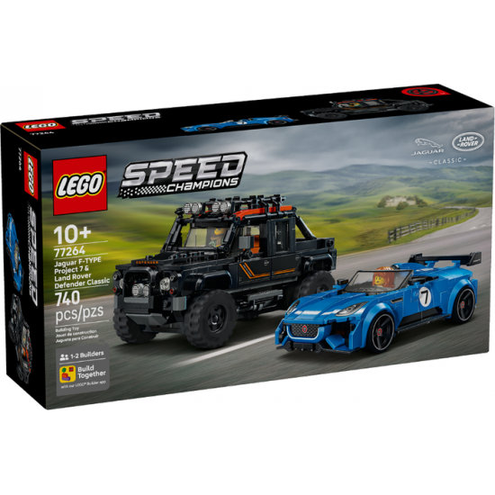 LEGO Speed champions La Jaguar Project 7 et le Land Rover Defender 2026