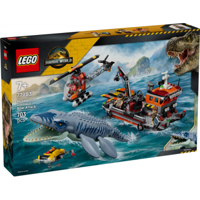 LEGO JURASSIC WORLD L’attaque du bateau par le...