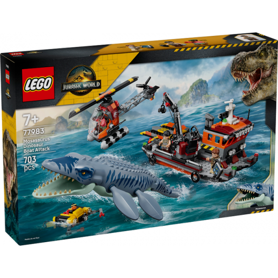 LEGO JURASSIC WORLD L’attaque du bateau par le mosasaure 2026