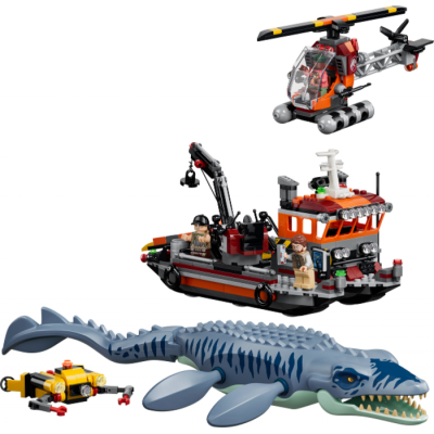 LEGO JURASSIC WORLD L’attaque du bateau par le mosasaure 2026