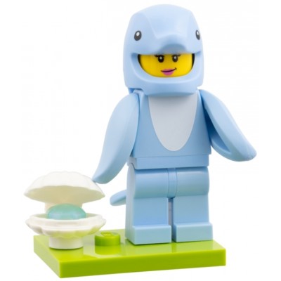 LEGO MINIFIGS SERIE 28 Fan de costume de dauphin...