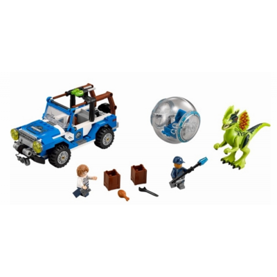 LEGO JURASSIC WORLD L'Embuscade du dilophosaure 2015