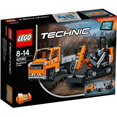 LEGO TECHNIC L'équipe de réparation des route ...