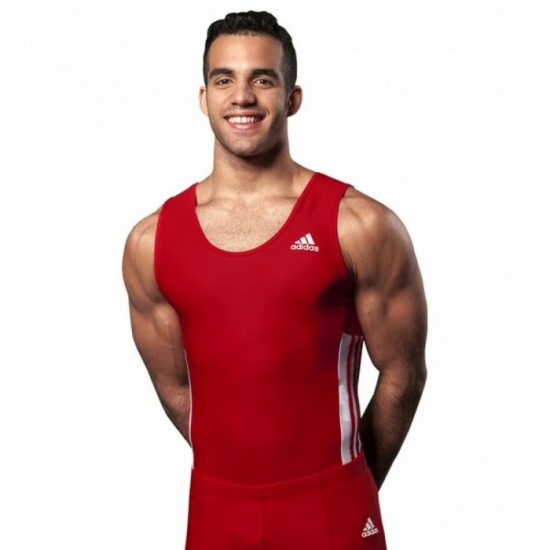 Singlet rouge et blanc ADIDAS