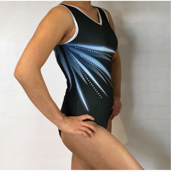 Maillot de gymnastique 1005-01  Éclat de bleu