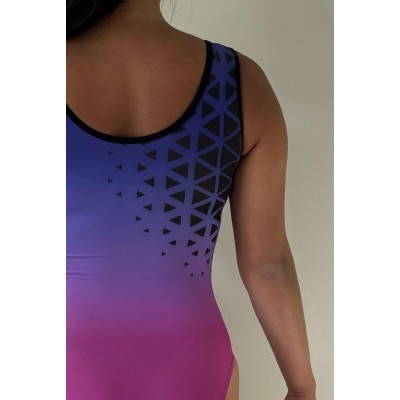 Maillot de gymnastique 1100-04 Puzzle Géométrique