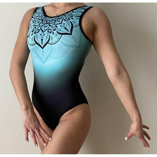 maillot de gymnastique 1090-02 éclosion aqua...