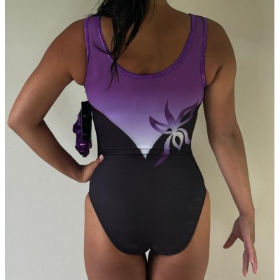 Maillot de gymnastique 1115-01 Floréal en touche de mauve