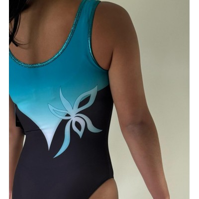 Maillot de gymnastique 1115-03 Floréal en touche de vert