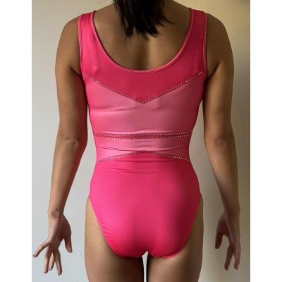 Maillot de gymnastique 4002-02 rose profond
