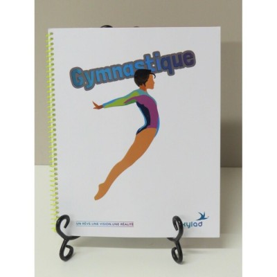 Cahier Gymnastique gymnaste en action