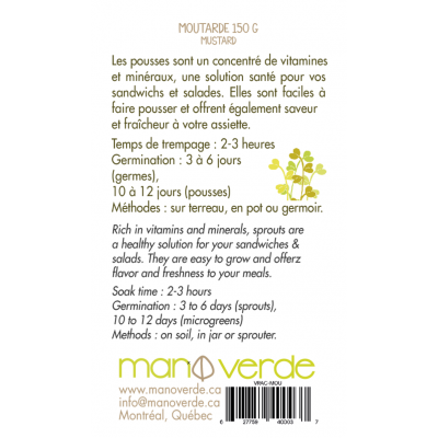 Moutarde en vrac 150g