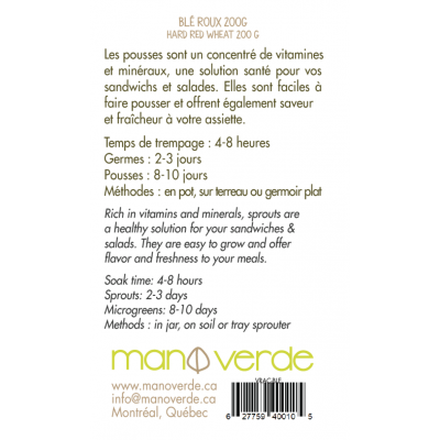 Blé en vrac 200g
