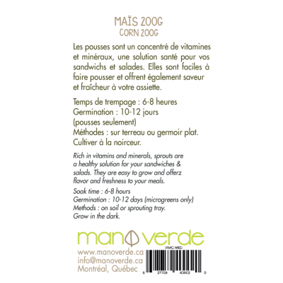 Maïs en vrac 200g