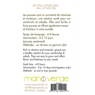 Petites laitues 150g