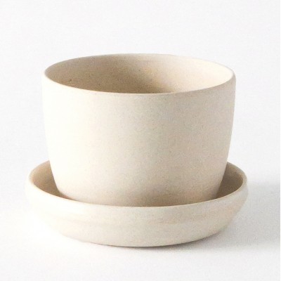 Minipot bambou (crème) 3 po