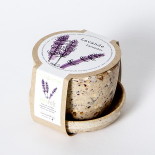 Minipot lavande fibres recyclées