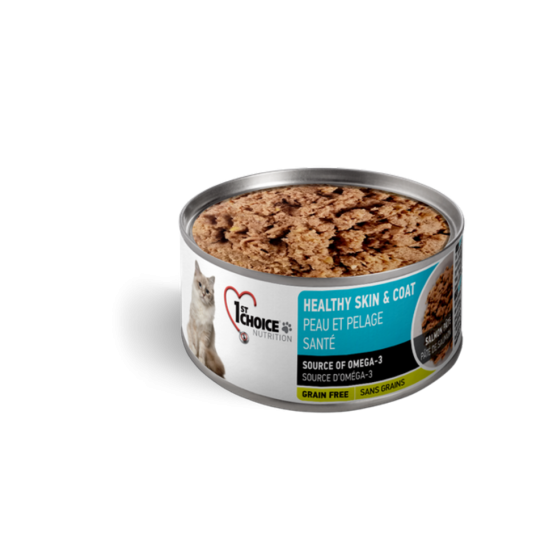 Conserve 1st Choice Peau et Pelage (paté) 156g Conserve 1st Choice Peau et Pelage (paté) 156g