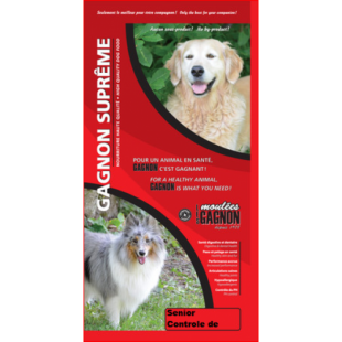 Gagnon Suprême Chien Senior ou Contrôle de poids...