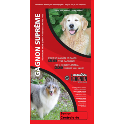 Gagnon Suprême Chien Senior ou Contrôle de poids...