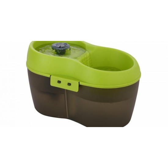 Fontaine d'eau H2O pour chat 2 Litre Vert  