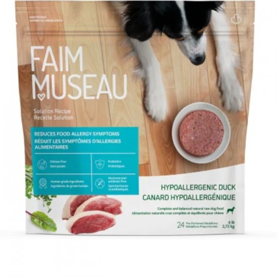 Faim Museau Canard Hypoallergénique 6 lbs 