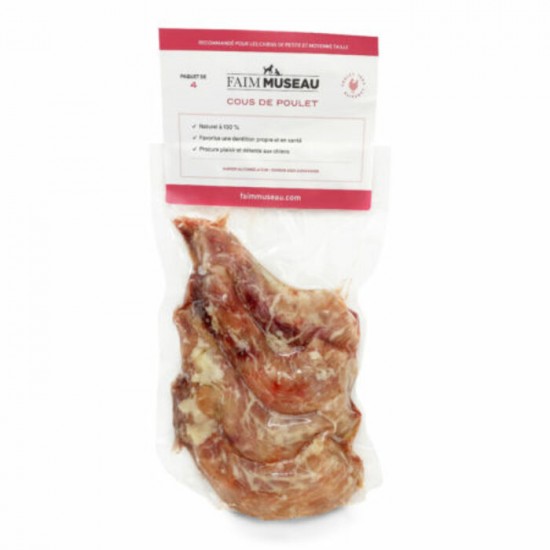 Faim Museau Cru Cou de Poulet pq/4  