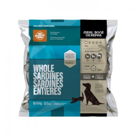 Big Country Raw Sardines 1 lb