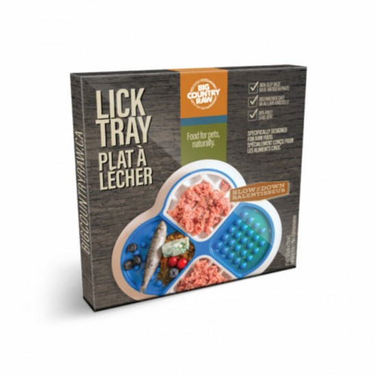 Plateau a Lecher BCR - Lick Tray Bleu & Blanc 