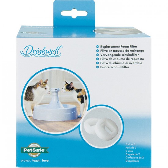 Drinkwell Filtre en mousse de recharge 2/pq