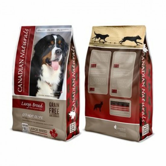 Canadian Naturals Chien Viande Rouge Grande Race...