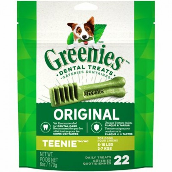 Greenies Dentaire Mini Treat-Pak - Teenie 6 oz /...