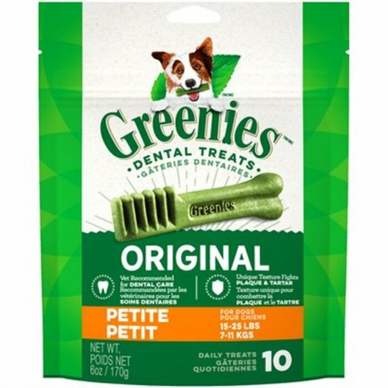 Greenies Dentaire Mini Treat-Pak - Petite 6 oz /...