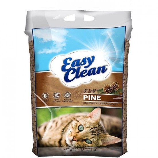 Easy Clean Litiere granule de pin 20 lbs