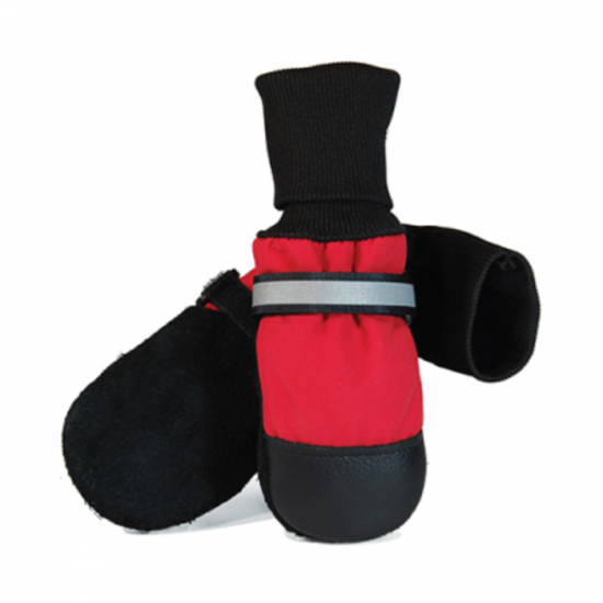 MUTTLUKS Botte Fleece Lined Rouge X-Small