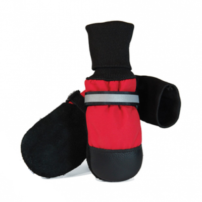MUTTLUKS Botte Fleece Lined Rouge Large