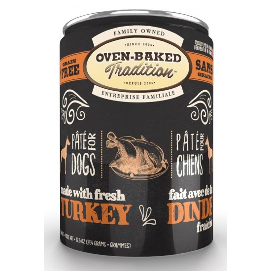 Conserve Chien Oven-Baked Pâté Dinde 12.5oz 