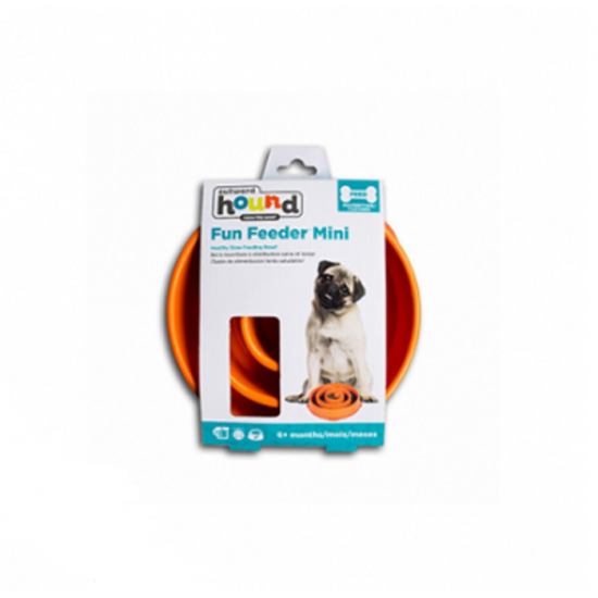 Outward Hound Bol ralentissement mini Orange 2...