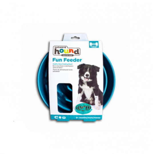 Outward Hound Bol Ralentisseur Bleu 4 tasses