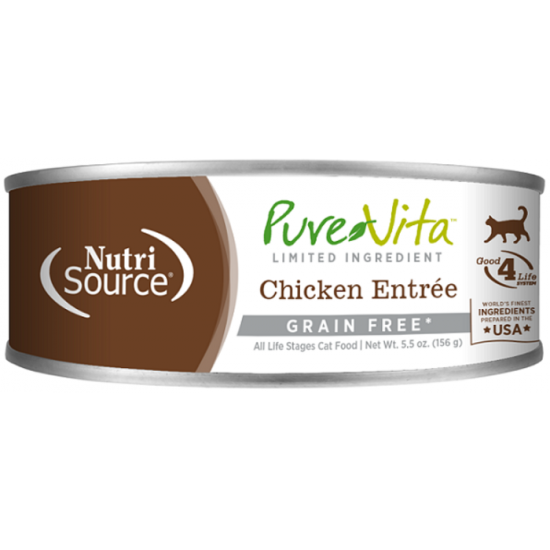 Conserve Chat PureVita Poulet & Foie 156g