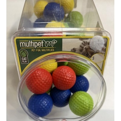 Balle Chat Balle Eponge Golf Couleur Assorties