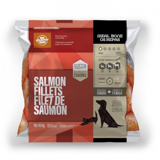 Big Country Raw Filet de Saumon 1 lb